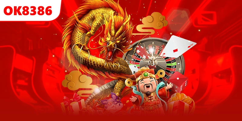 Không gian game nổ hũ Ok8386 đa dạng